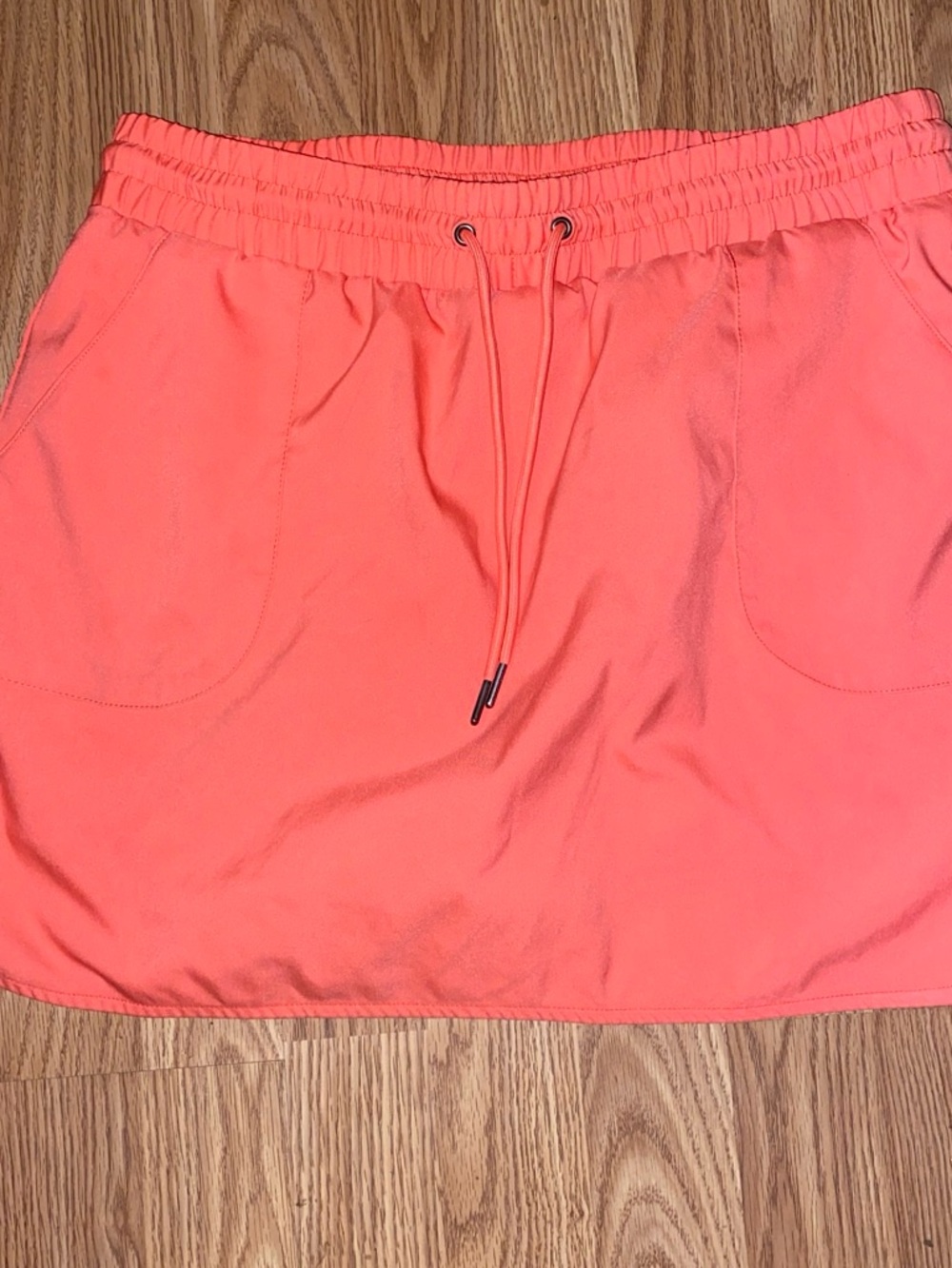 St. John's Bay Coral Drawstring Mini Skort